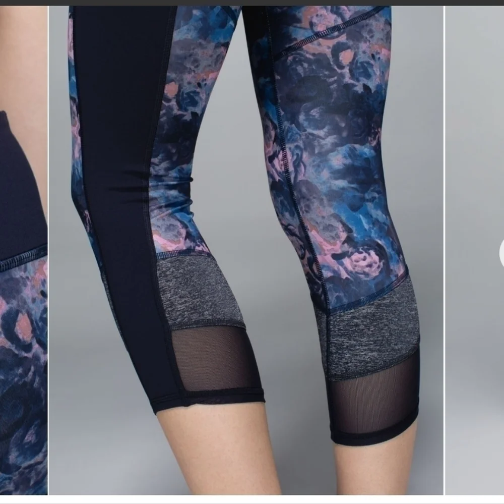 Lululemon If You're Lucky Crop in Moody Mirage, sz 10